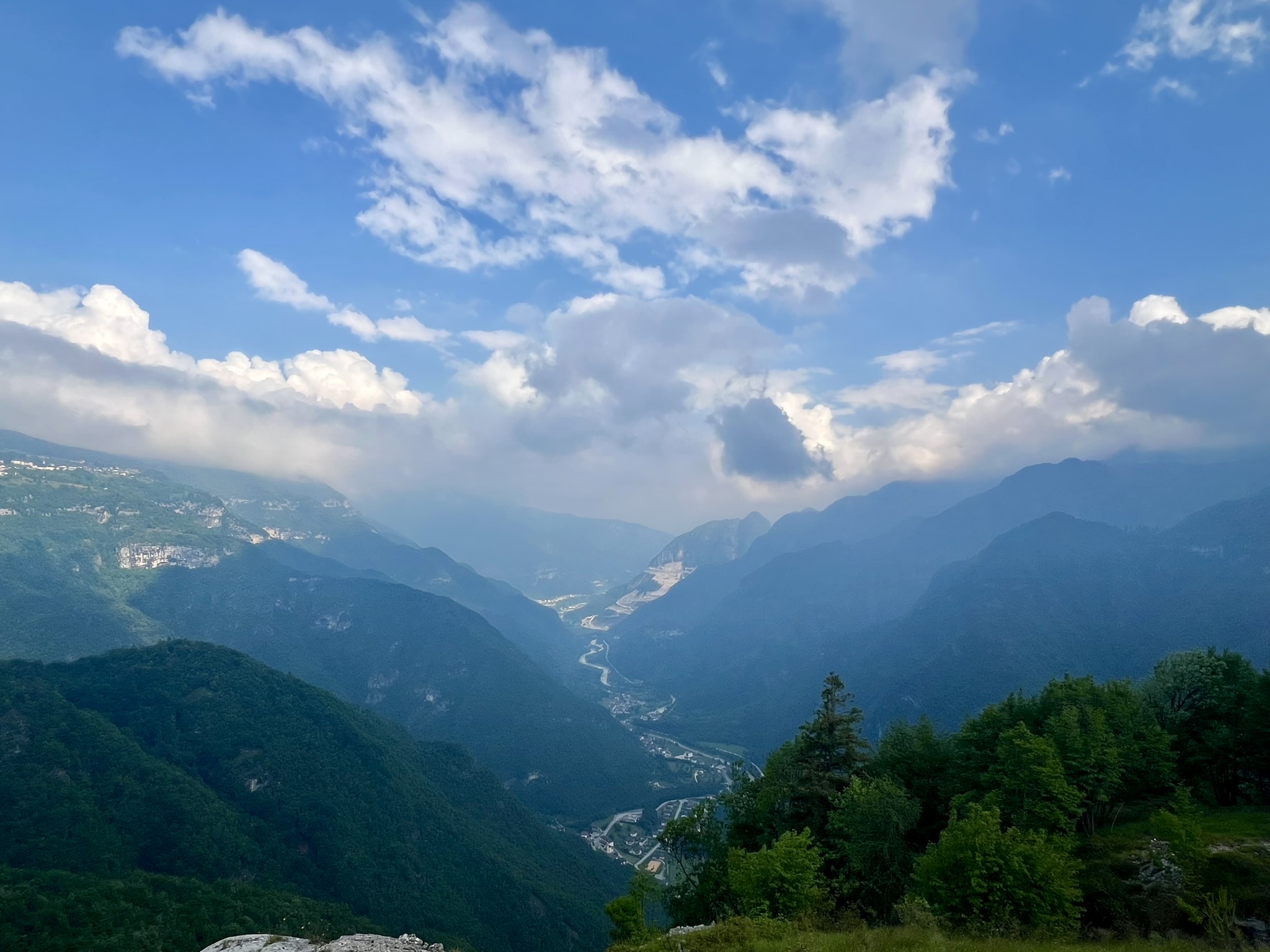 Blick in das Astico-Tal
