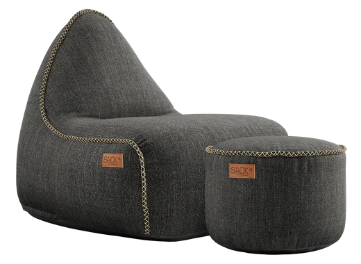 Cobana Lounge Chair & Poud  Grey