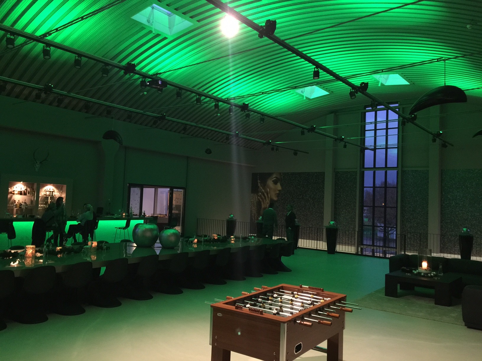 der erste Event...mit Fußball schauen.....Werder Bremen : Borussia Dortmund