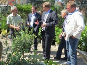 Rundgang im Gartencenter Maiwald