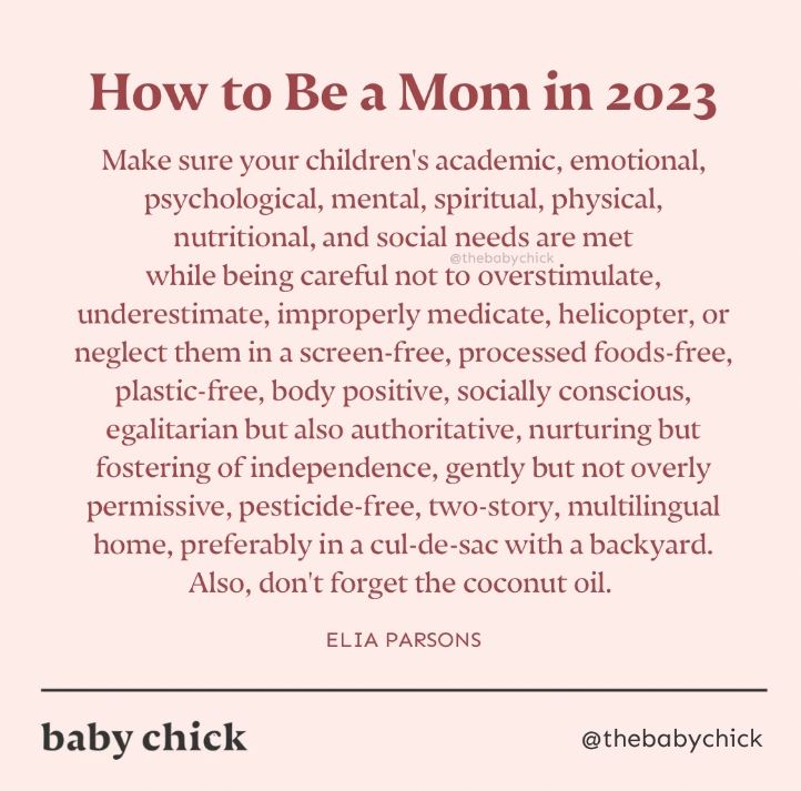 how to be a mom in 2023
