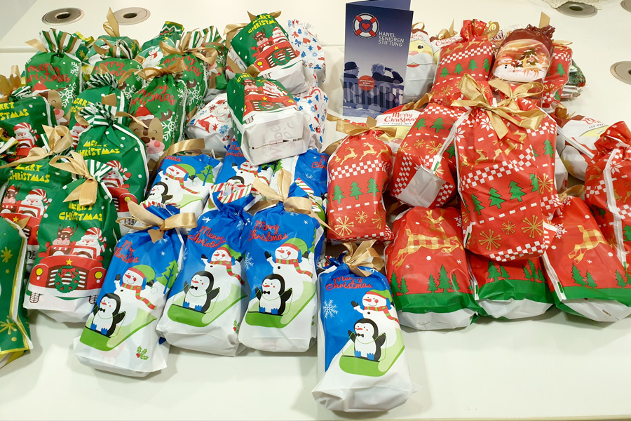 Herzliche Weihnachtsspende von Frau Weber