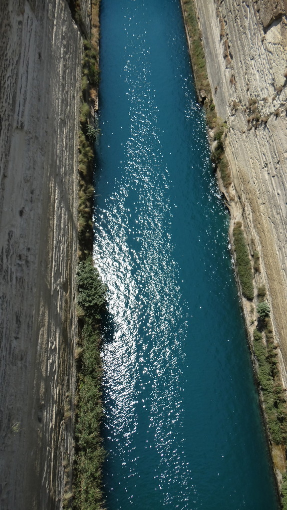le canal de Corinthe