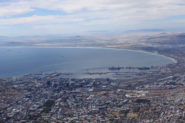 Kapstadt am Fuße des Berges