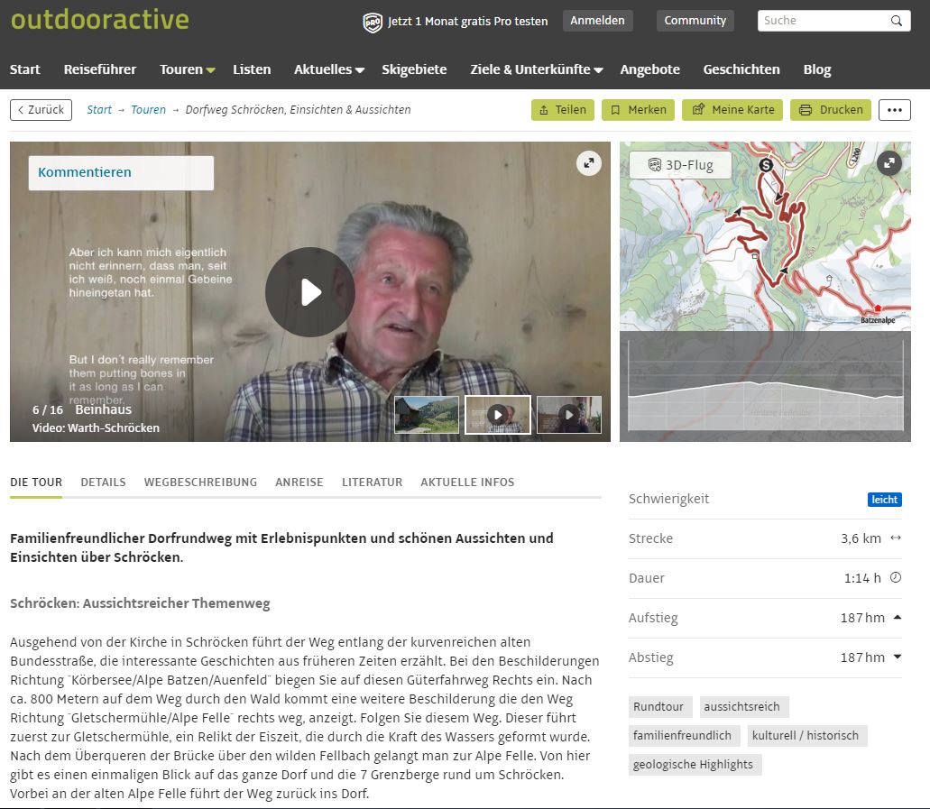 Kulturwanderweg Schröcken