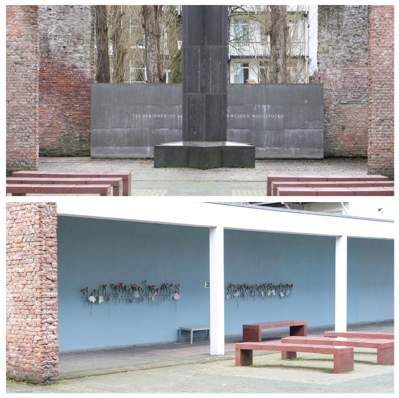 Der Außenbereich der Hollandsche Schouwburg vor der Renovierung