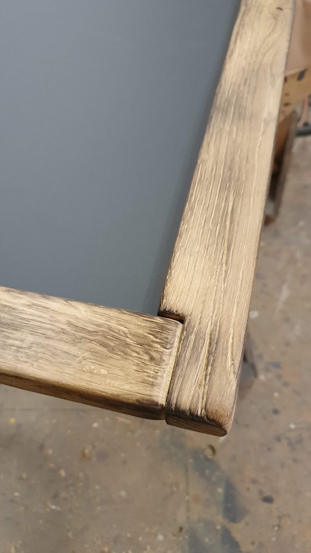 Kreidetafel - Eiche geflammt