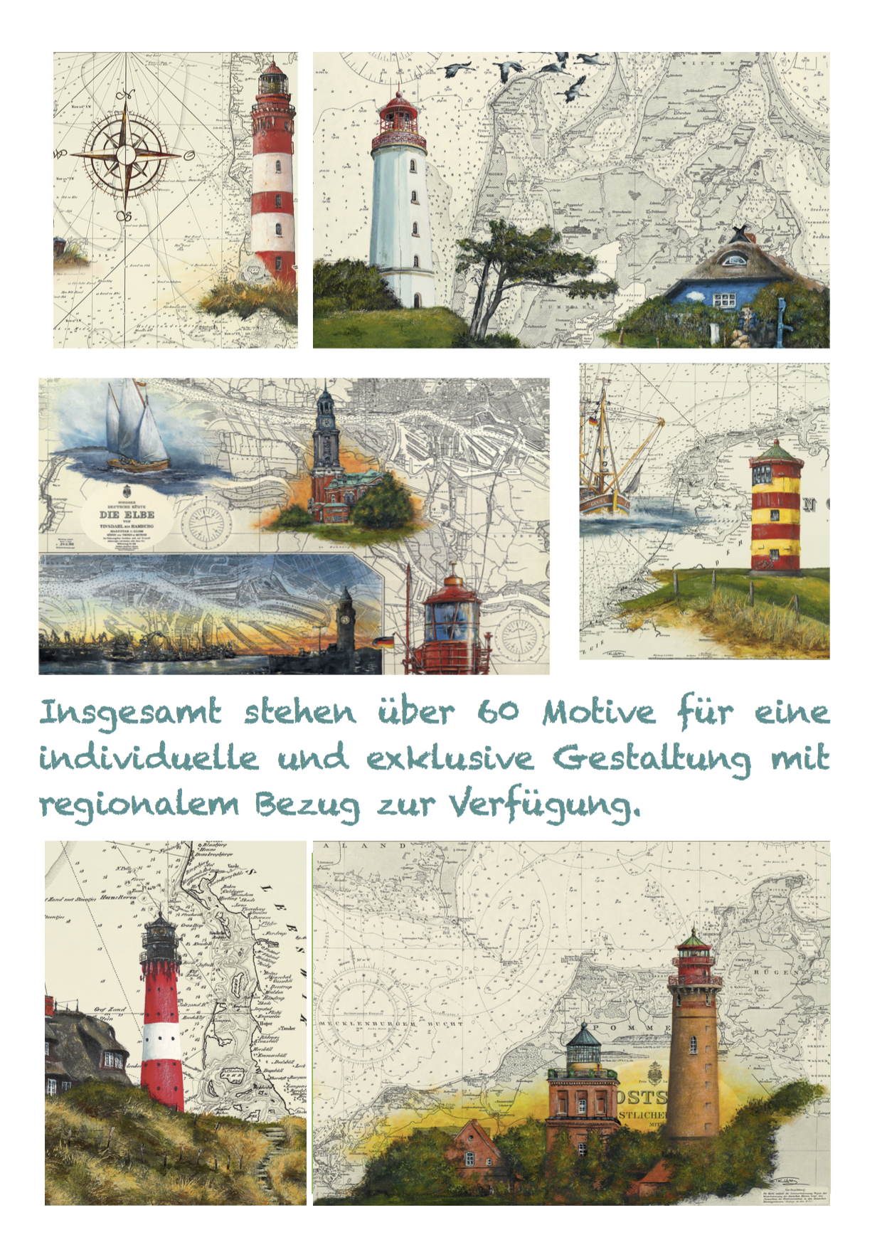 Maritim Souvenir Modell Germany Schiff Wrack Möwe Leuchtturm Ostsee 