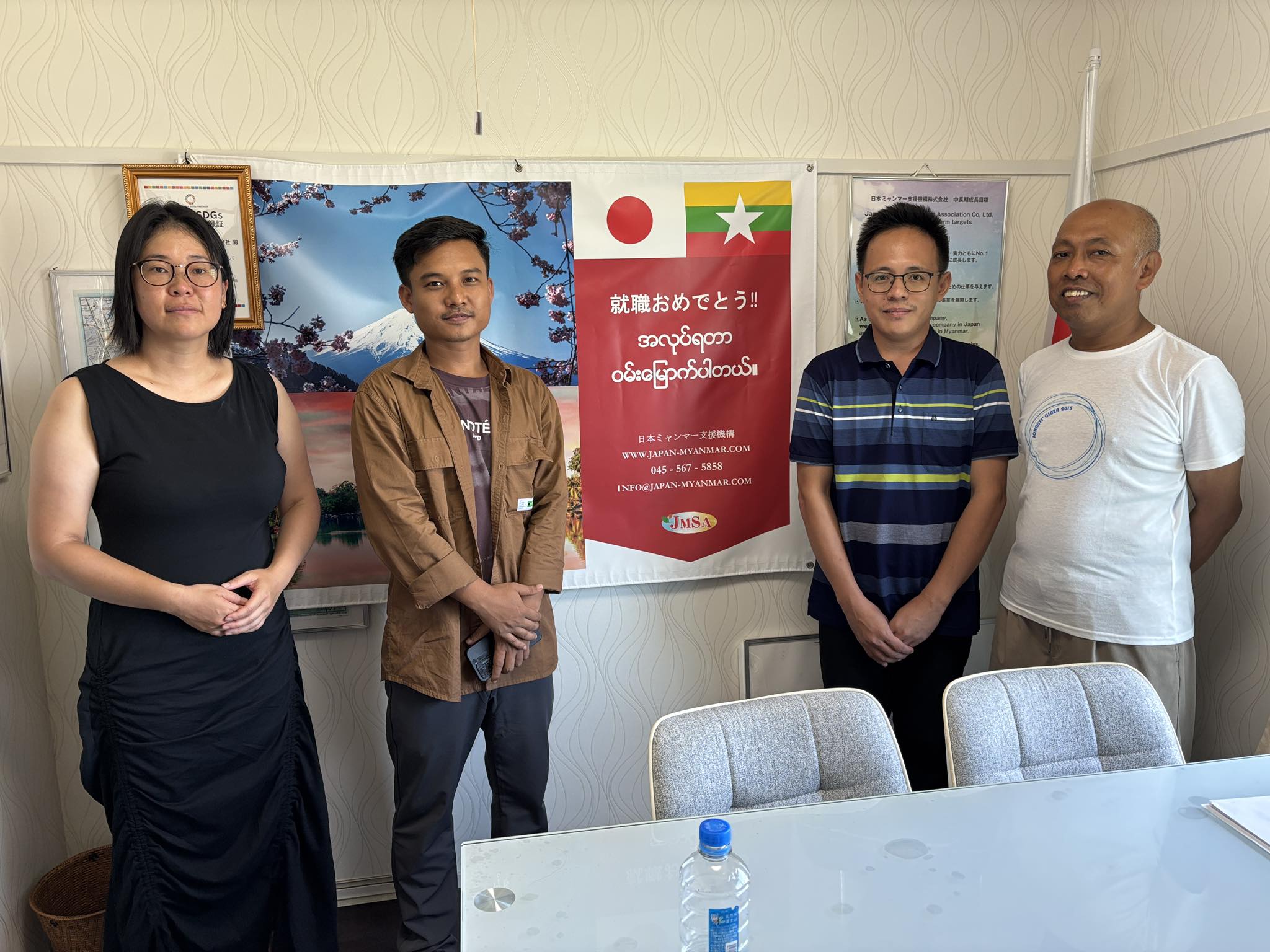 2025年8月5日来日　電気工として勤務