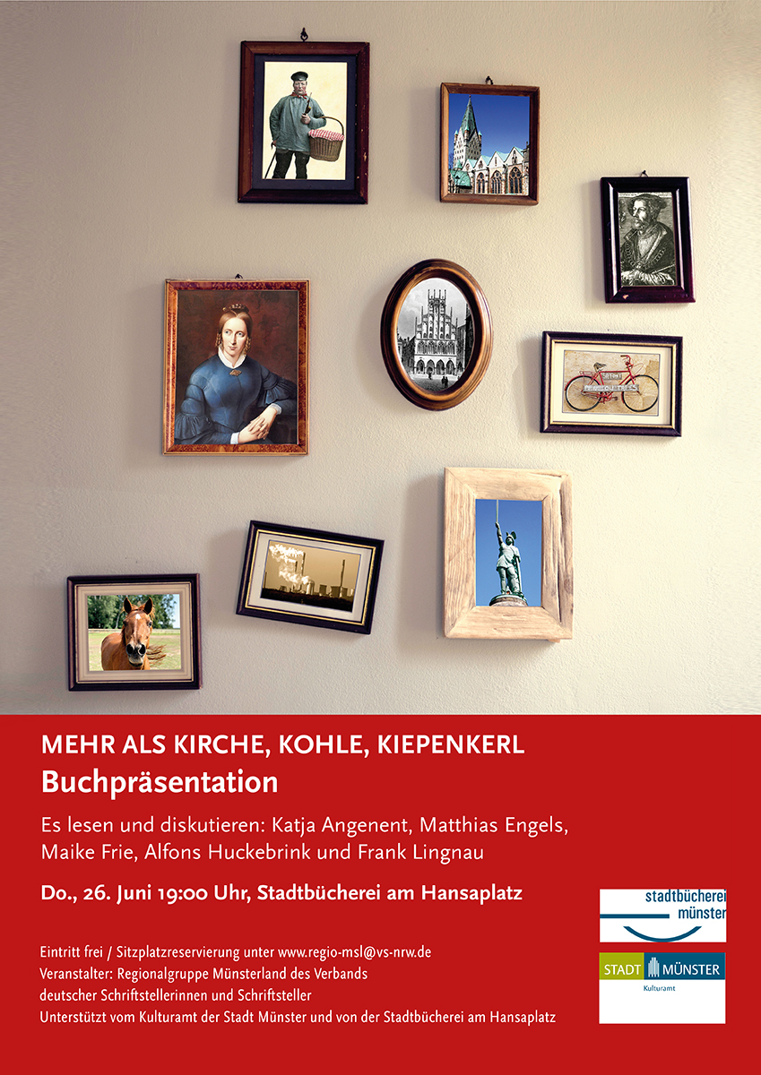 Lesung und muntere Diskussion am 26. Juni in Münster