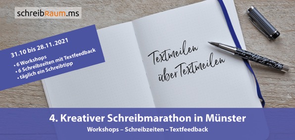 Das Programm für den Schreibmarathon steht!