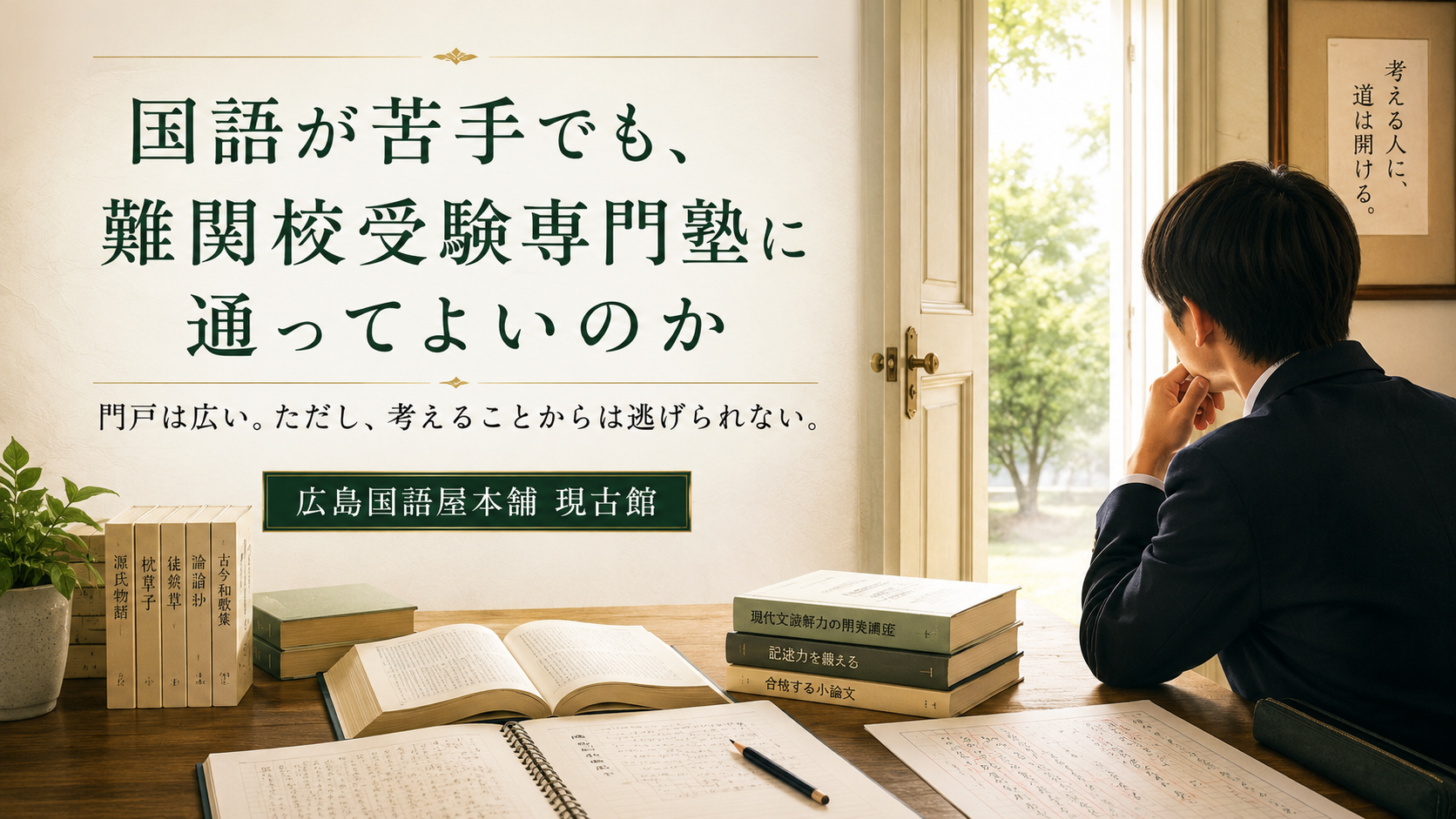 国語が苦手でも、難関校受験専門塾に通ってよいのか