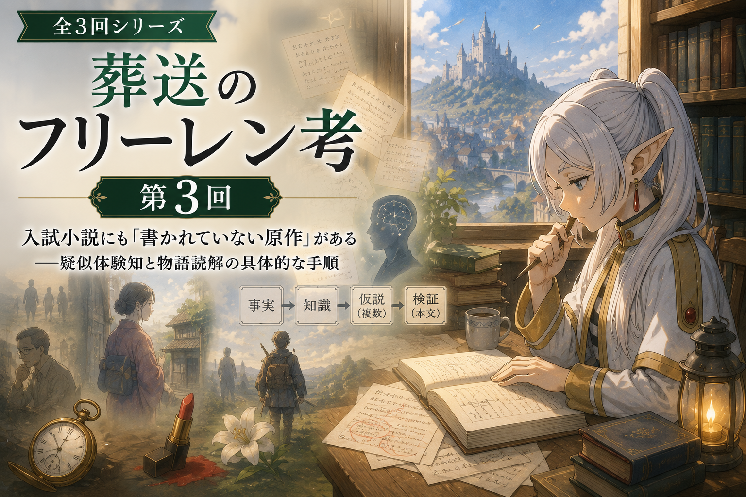 入試小説にも「書かれていない原作」がある――疑似体験知と物語読解の具体的な手順