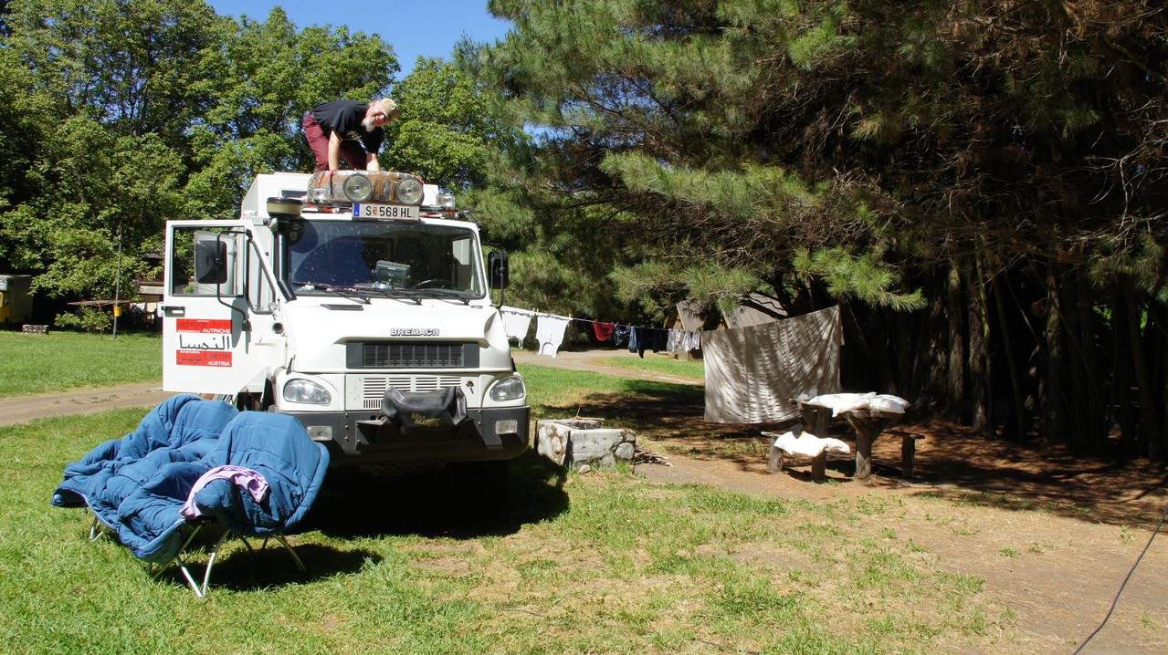 Arbeitstag am Campingplatz