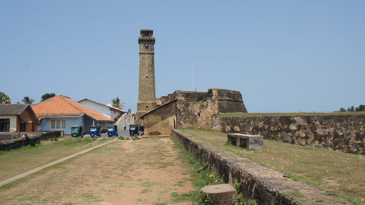 Holländischer Uhrturm im Fort von Galle