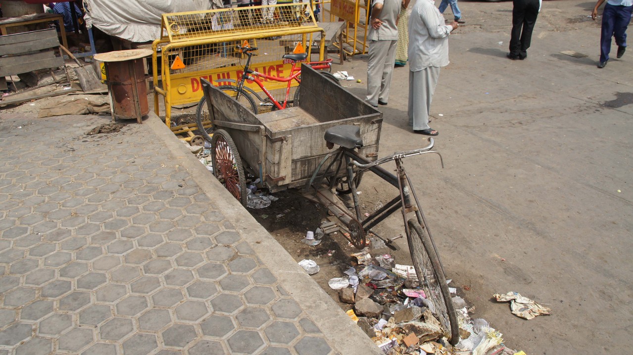 Unglaublich, aber diese Riksha wird noch verwendet