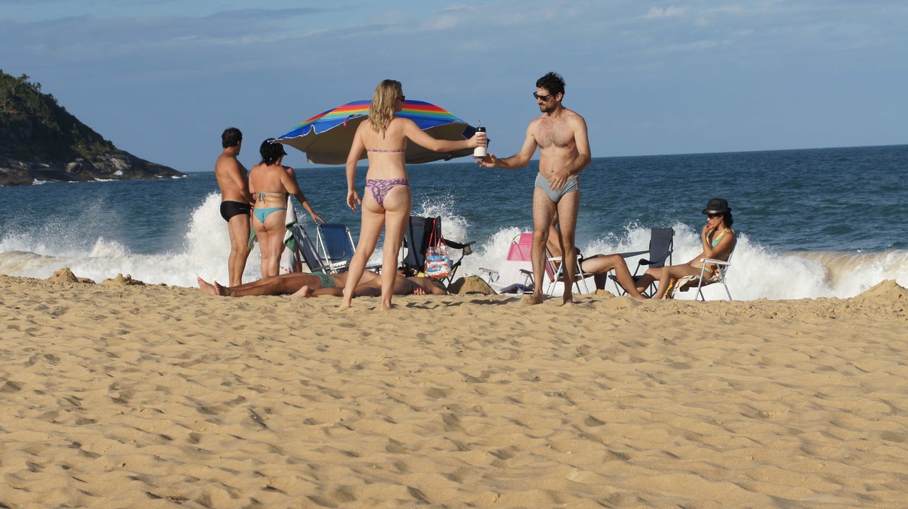 Brasilianisches Strandleben