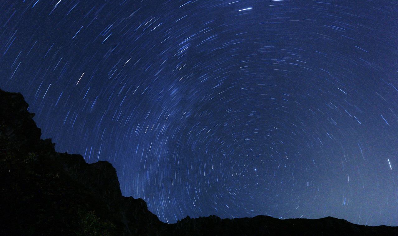 千畳敷カールでの夜空