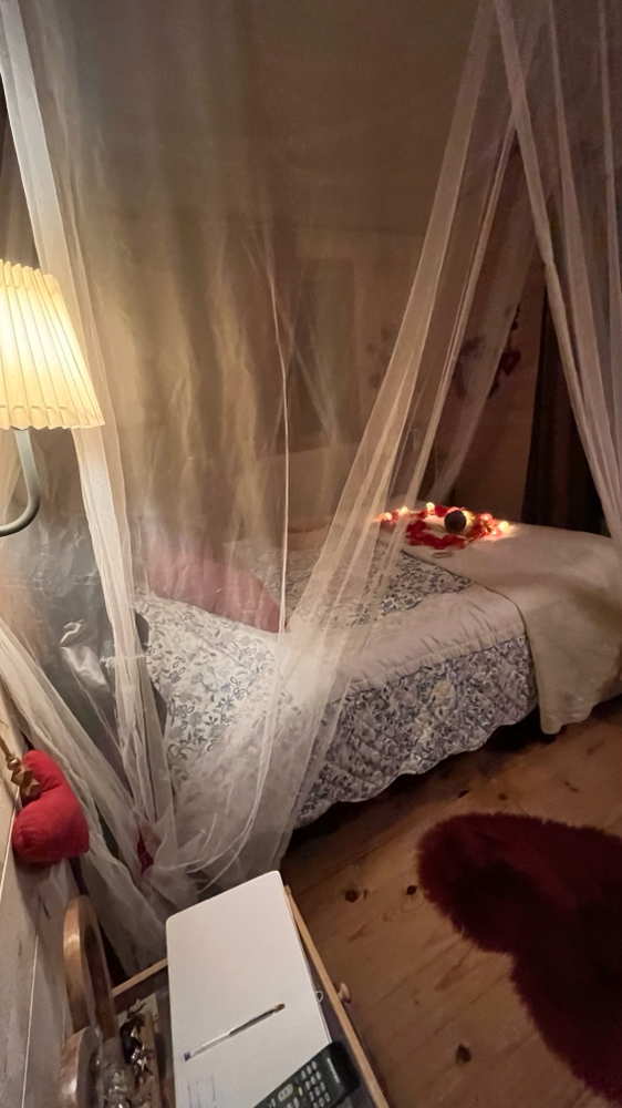 La cabane des amoureux perchée , chambre 
