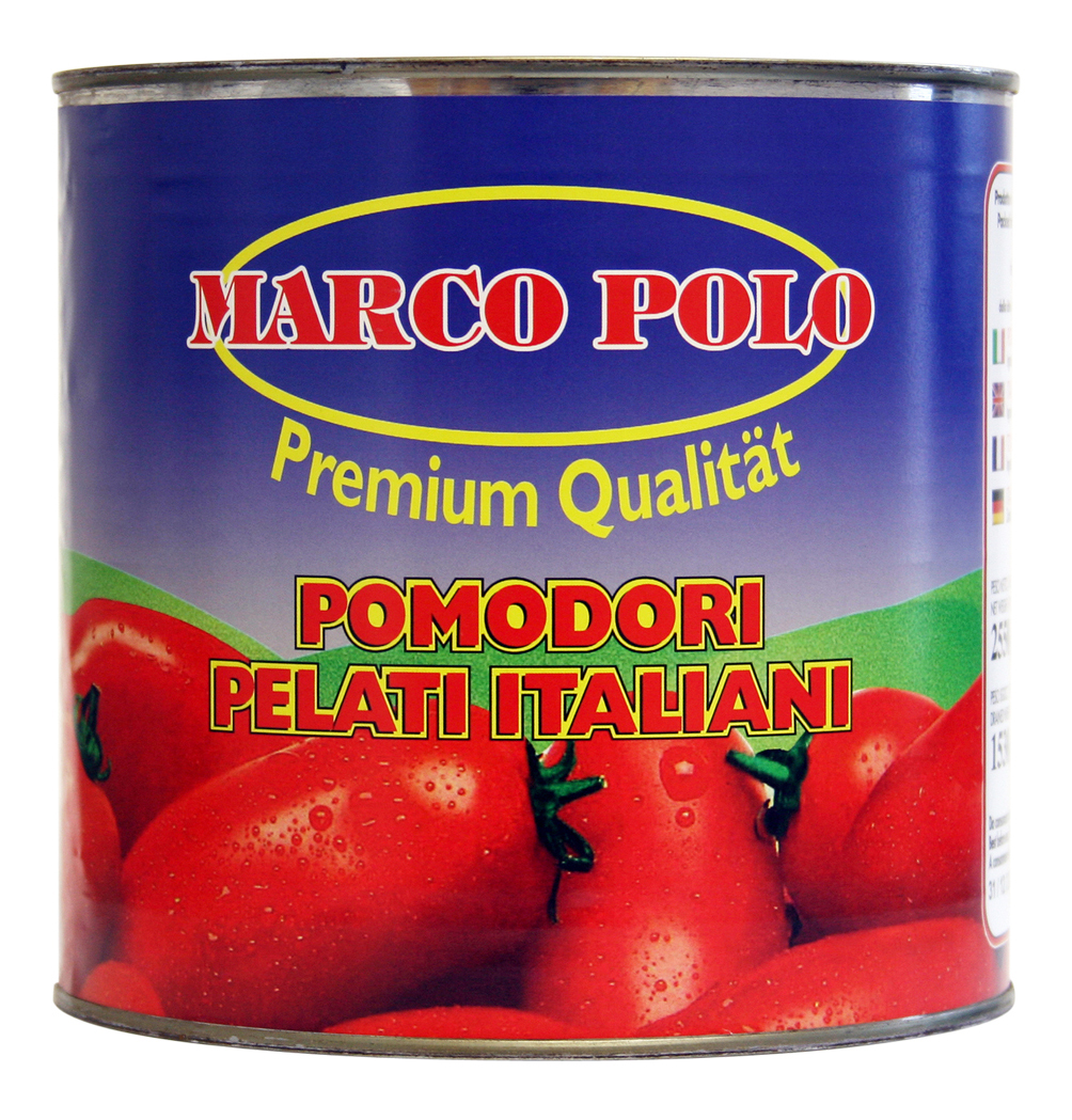 geschälte Tomaten Saberdan, Marco Polo, Celeste