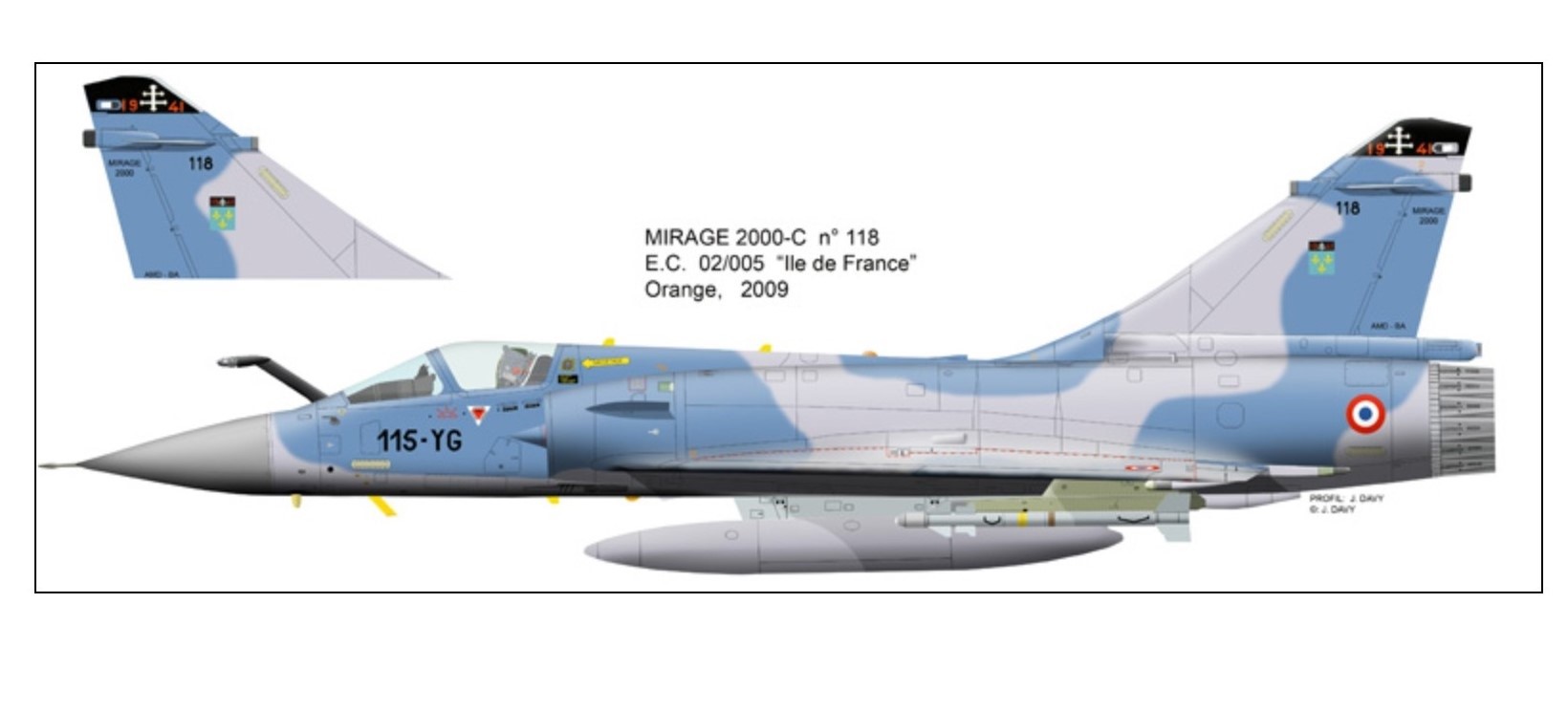 Mirage 2000C - EC 2/5 Île de France
