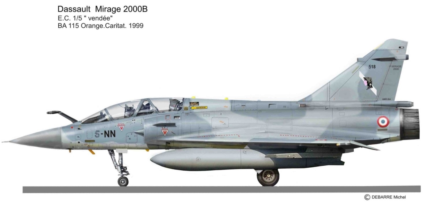 Mirage 2000B - EC 1/5 Vendée