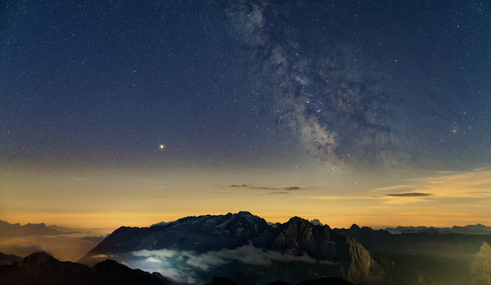 Die Perseiden in den Dolomiten
