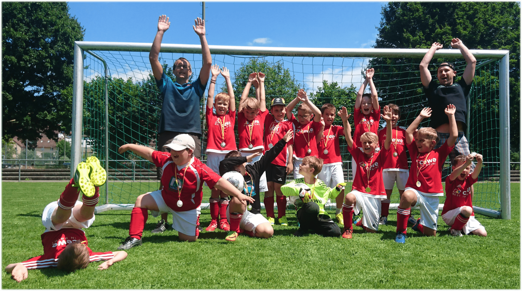 Beim Jugendspieltag in Distelhausen