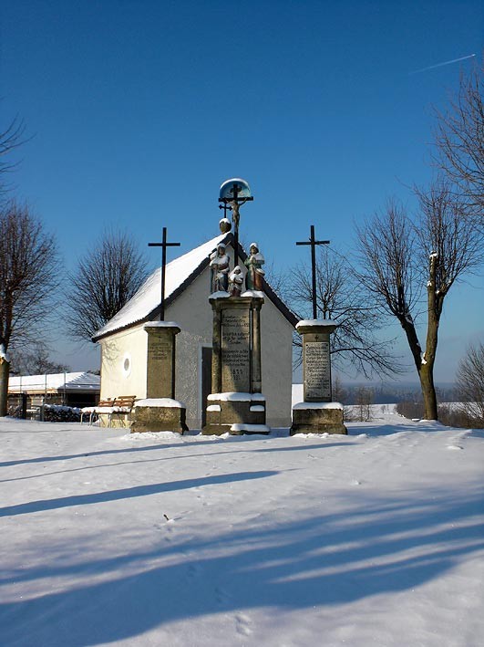 Die Kalvarienbergkapelle in Mähring (Bayern)