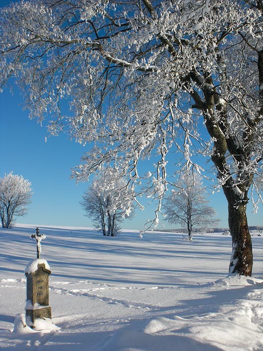 herrliche winterliche Landschaft