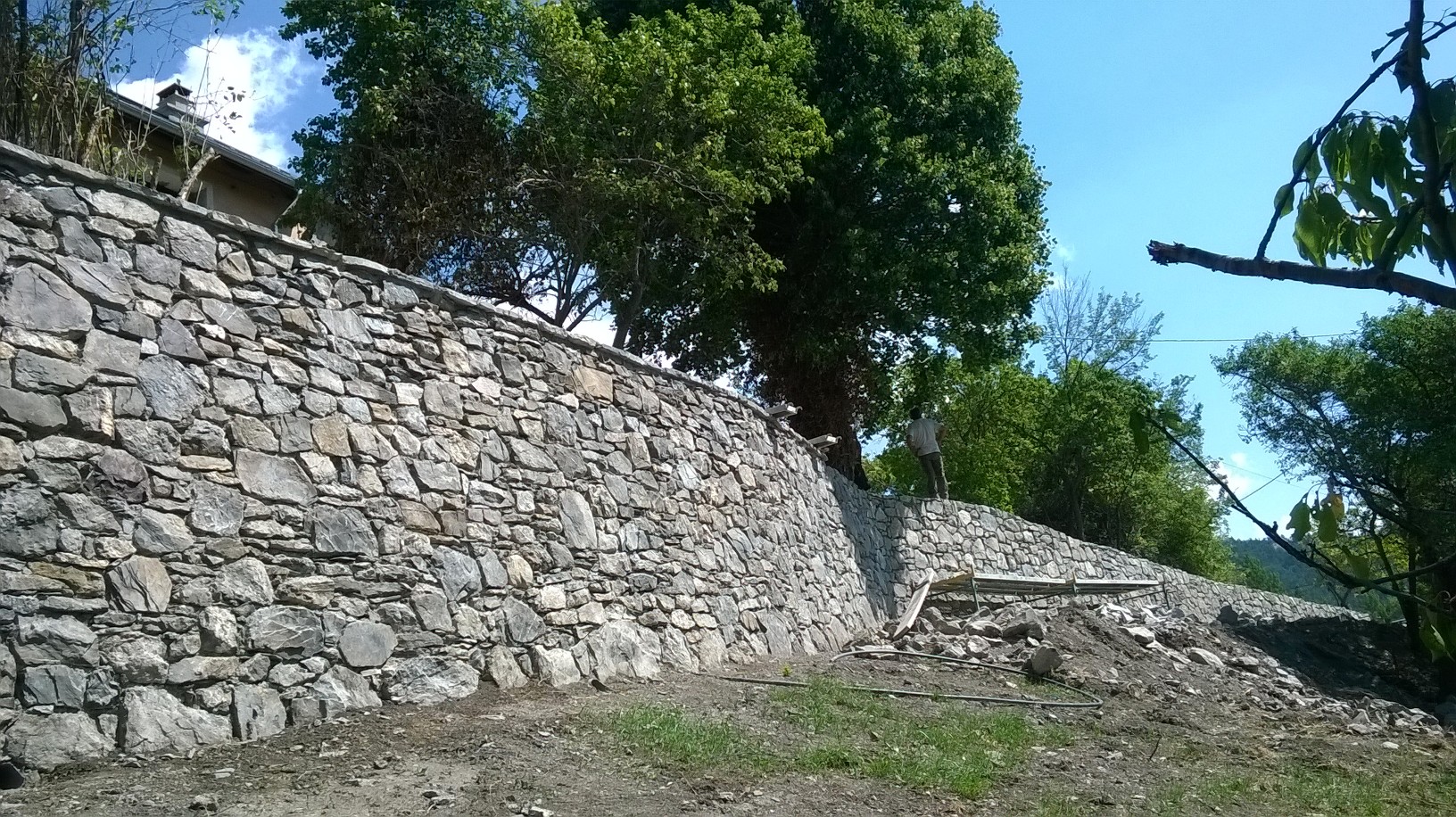 Mur en pierres sèches