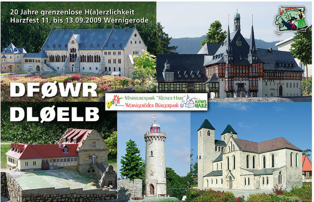 QSL Karte - Harzfest Wernigerode 2009