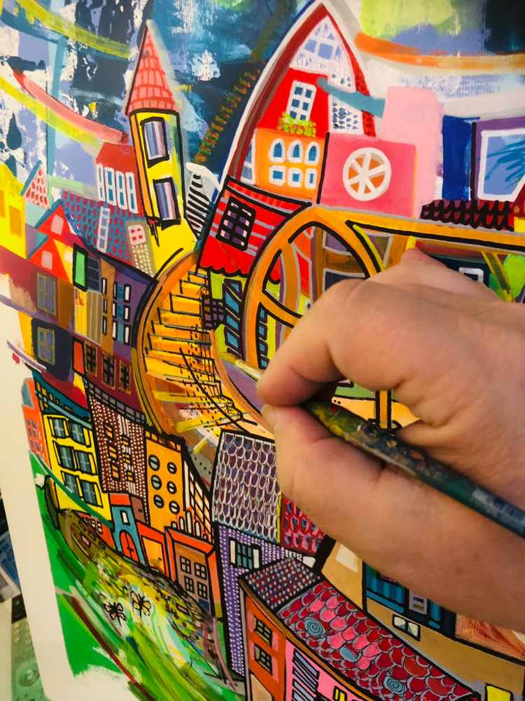 Am Malen. ✍🏻 