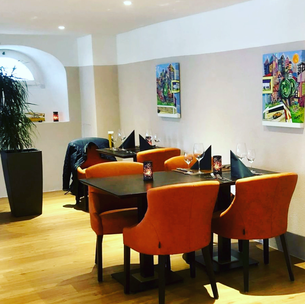 Im Restaurant Sternen, Fällanden. 