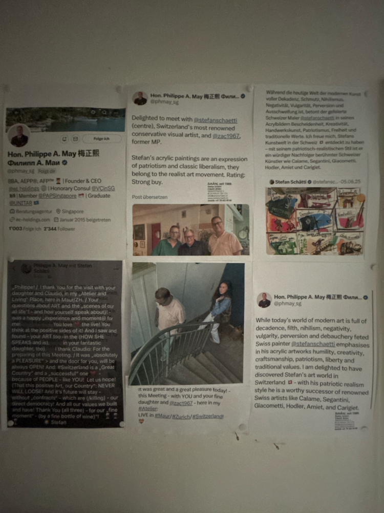 Sicher auch diesen Besuch - des Honorarkonsuls Philippe May und seiner Tochter - werde ich immer in Erinnerung behalten. Danke auch Dir, Claudio Zanetti, der dieses Treffen organisierte, im Juli 2025. 