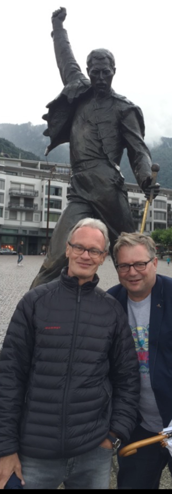 Mit Beat Huber, am Jazz Festival Montreux! Unvergessen das Konzert von Joe Cocker, der leider kurz darauf: Die Bühne des Lebens - verliess. Das Konzert aber - war MEGA!  