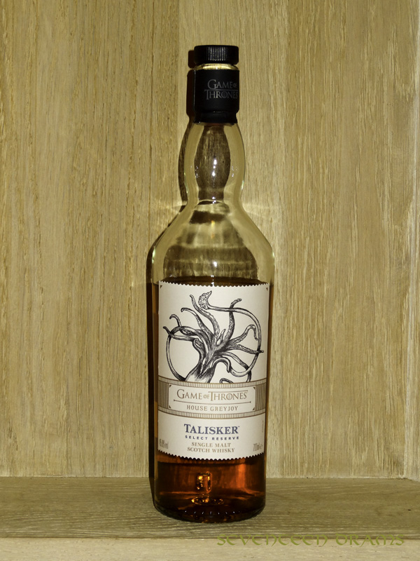 Talisker "Select Reserve", 45,8 v%, Game of Thrones House of Greyjoy bottling - OB - 13.00 - typischer Talisker-Pfeffer, kombiniert mit dunkler Schokolade, sehr schön!