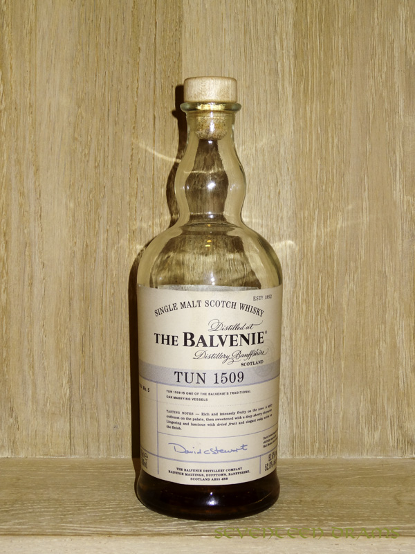 The Balvenie "Tun 1509", batch No. 05, 52,6 v% - 12.75 - Sherry Note, süss, voll, ausgewogen