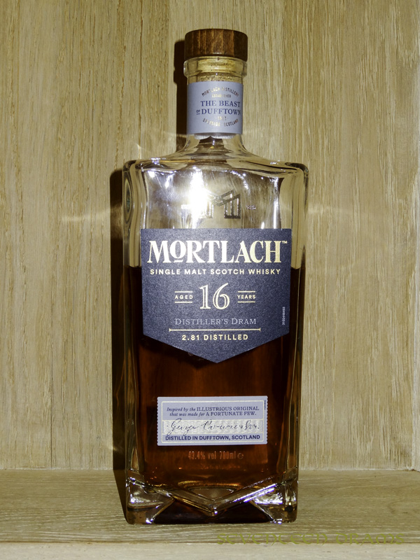 Mortlach 16 y, , 43,4 v%, Distiller's Dram, distilled 2.81 x, 100 % ex Sherry Cask - 13.25 - harmonisch, elegante Süsse 