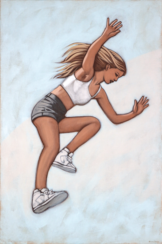 CLOSE TO THE EDGE | 80 x 120 cm | MRZ 24