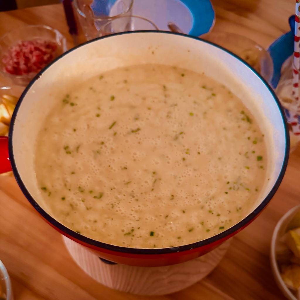 Fondue- WM: IV, letztes Testessen