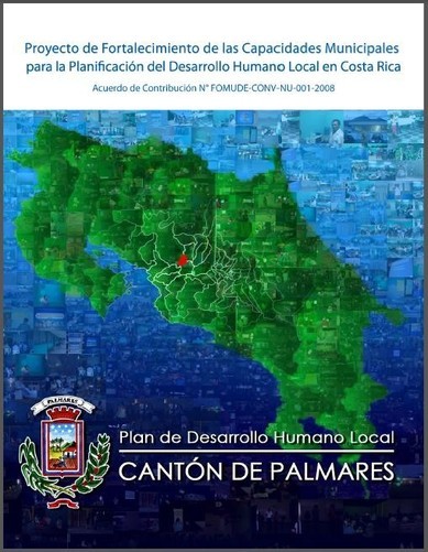 Portada Plan Cantonal de Desarrollo Humano Local 2010-2020. 