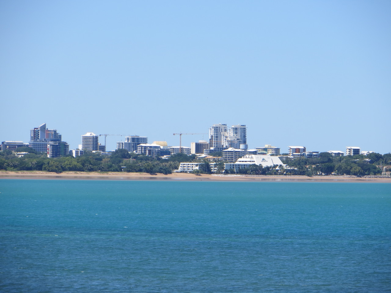 Blick auf Darwin City