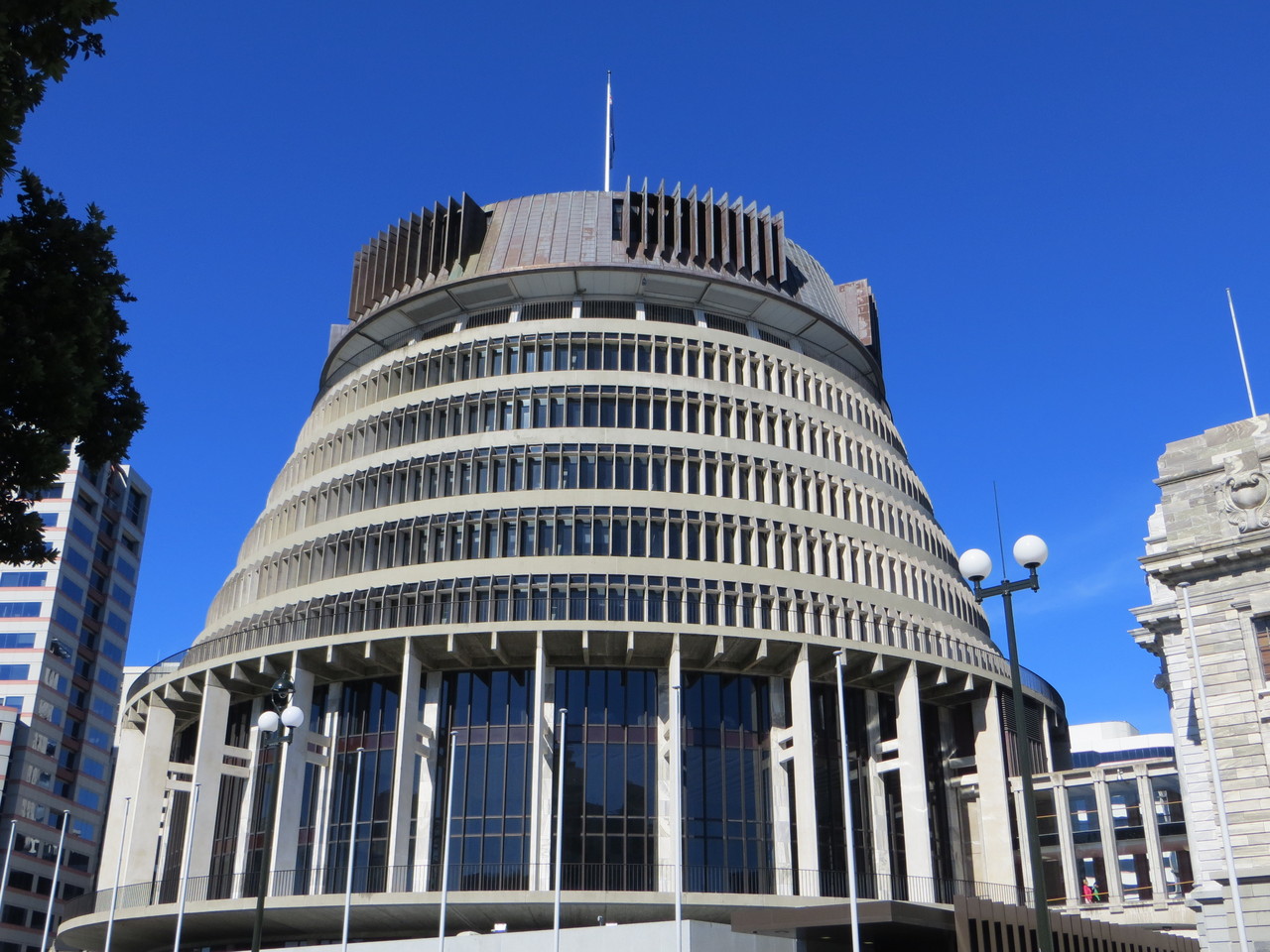 Beehive - der eigentliche Grund warum das Parlament ein Touristenhighlight ist