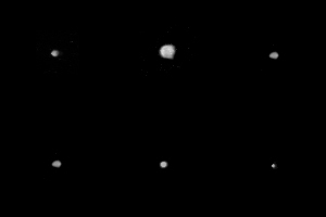 Abb. 9: Alle Ansichten von Galileo am 4. Januar 2000.