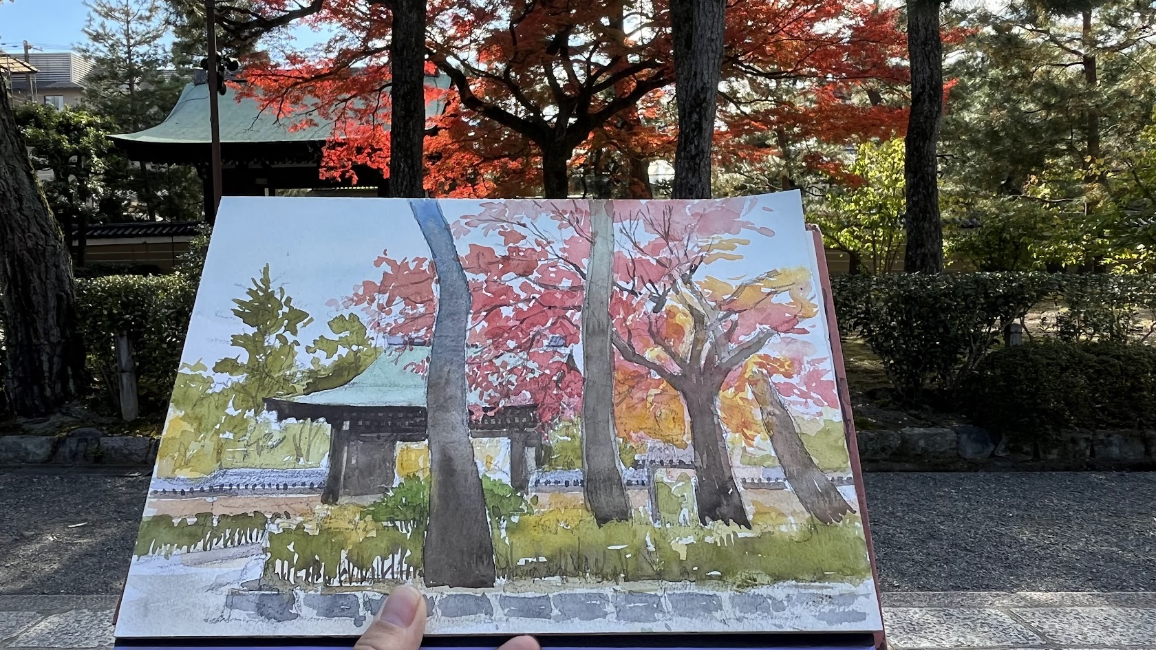 Daily Sketch Blog - 山田久仁夫のホームページ・Watercolor by Kunio