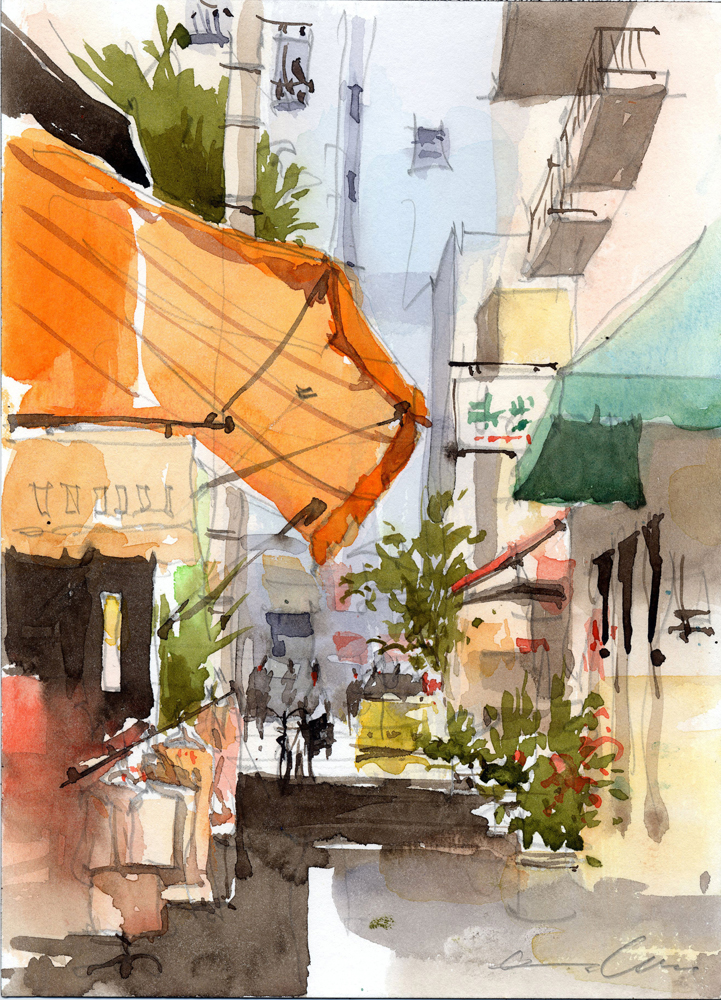 大須の路地