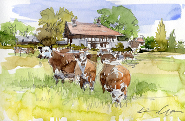 Shop Online - 山田久仁夫のホームページ・Watercolor by Kunio Yamada