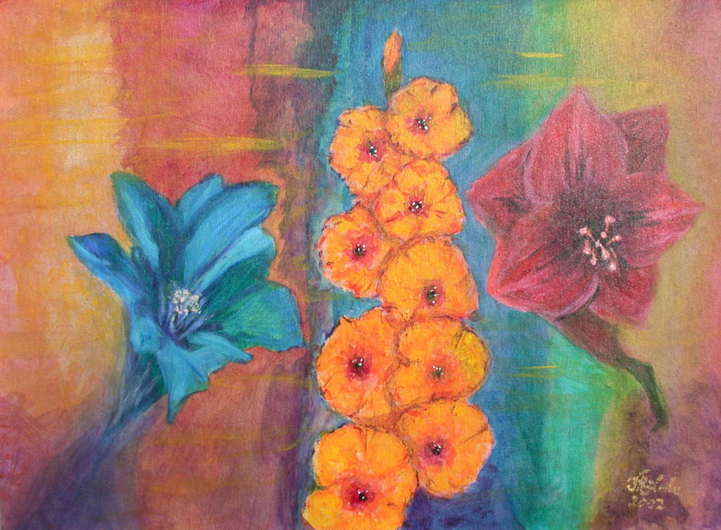 Blütenkelche ("Schöße") *2002 #44x59cm
