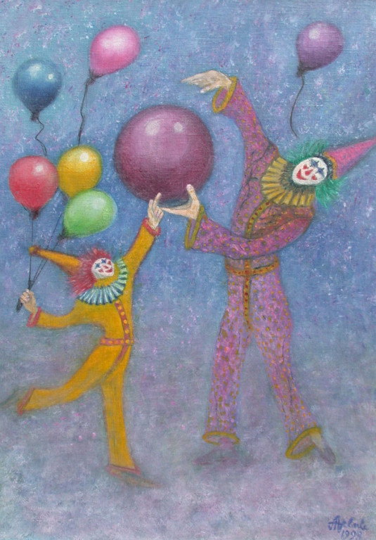 Harlekins II *1998 #76x56cm //gerahmt